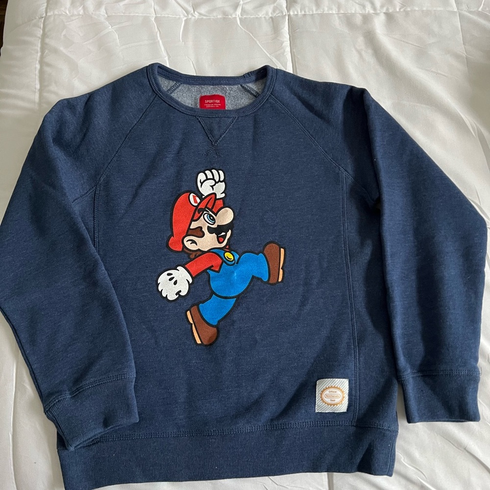 Sportiqe blue Super Mario sweatshirt